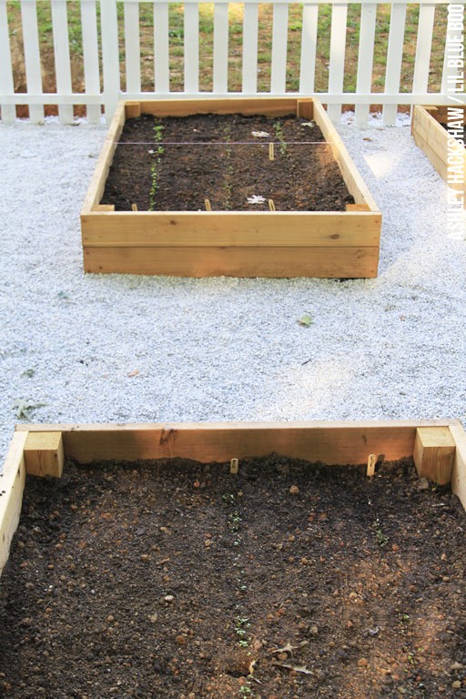 building a garden box raised bed on slope