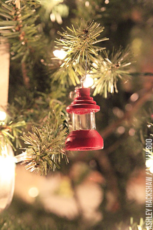 vintage diy lantern ornament