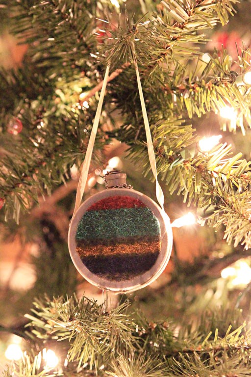 vintage pendleton canteen - Christmas ornament