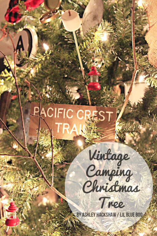 Vintage Camping Theme Tree - Michaels Makers Dream Tree Challenge 2015 
