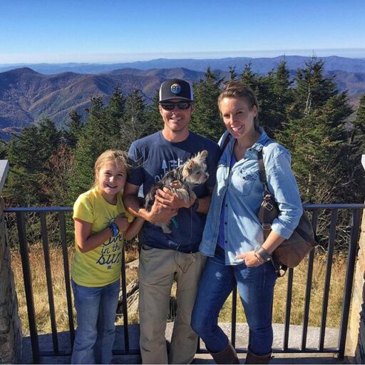 Climbing up to the Summit of Mt Mitchell