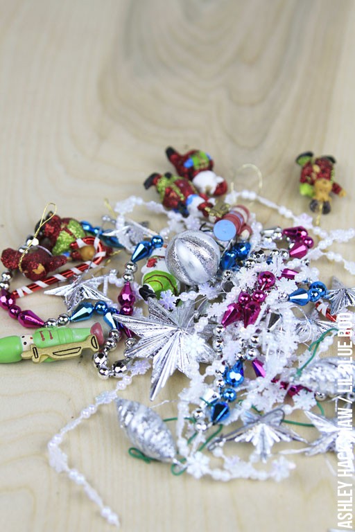 Ways to recycle and use old holiday ornaments for something new