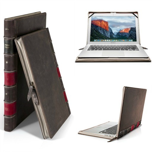 Laptop case that looks just like an old book - gift ideas for book lovers and writers