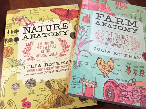 Gift Idea: Julia Rothman Books Nature Anatomy and Farm Anatomy 