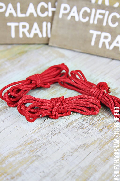 DIY Rock Climbing themed Rope ornaments