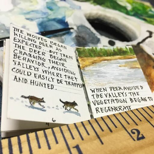 miniature paintings - Tiny Painting Step-by-Step