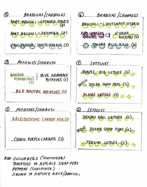 Spring Garden Layout - Garden planner