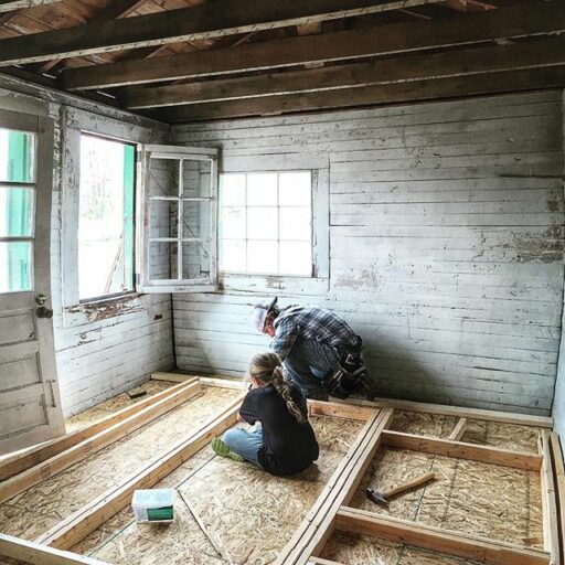 Converting a shed to a chicken coop and potting shed