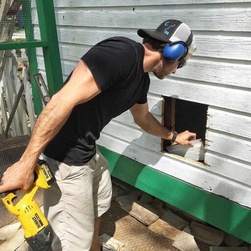 Door to the chicken coop