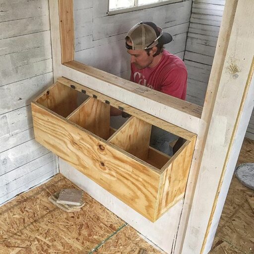 Chicken Coop Nesting boxes diy