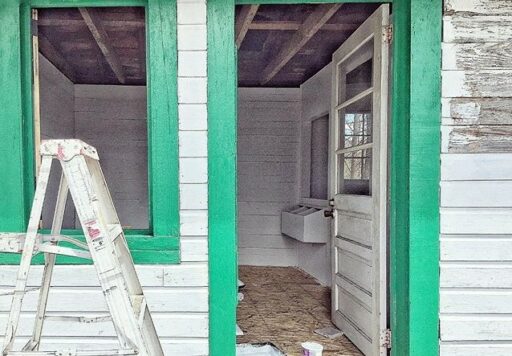 Painting the chicken coop