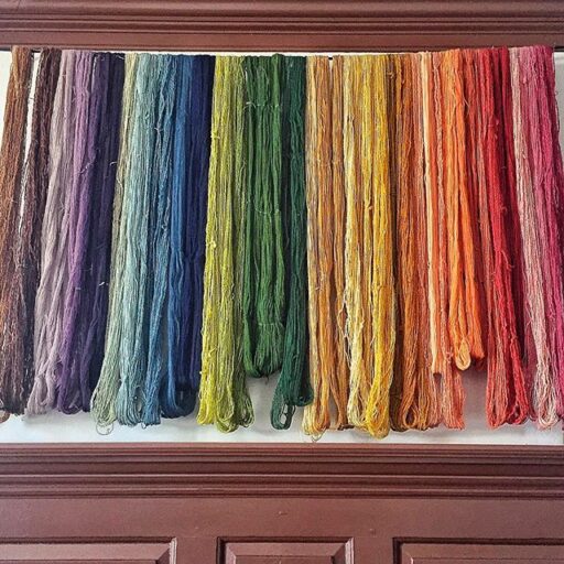 Hand Dyed Wool Yard at the Weaving Shop Colonial Williamsburg 