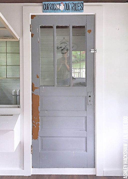 Chicken Coop Door Interior - Chicken House