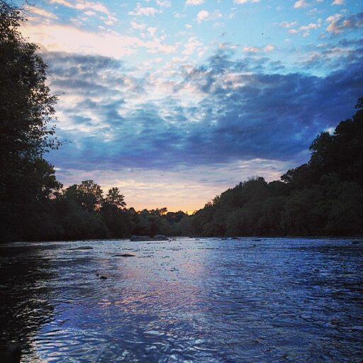 famous quotes rivers - Tuckasegee at Sunset