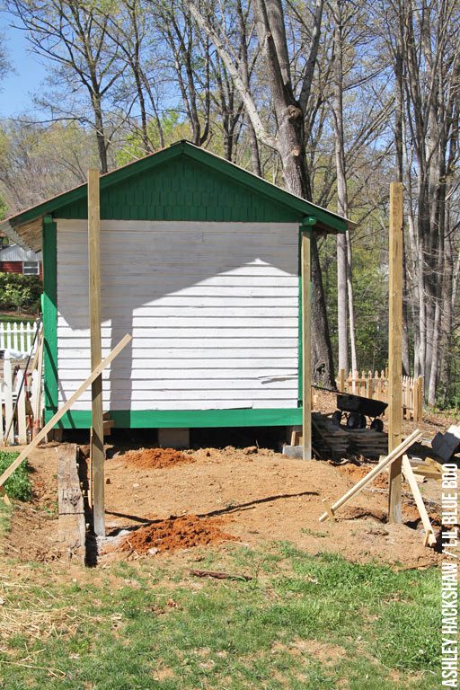 building a chicken run and coop