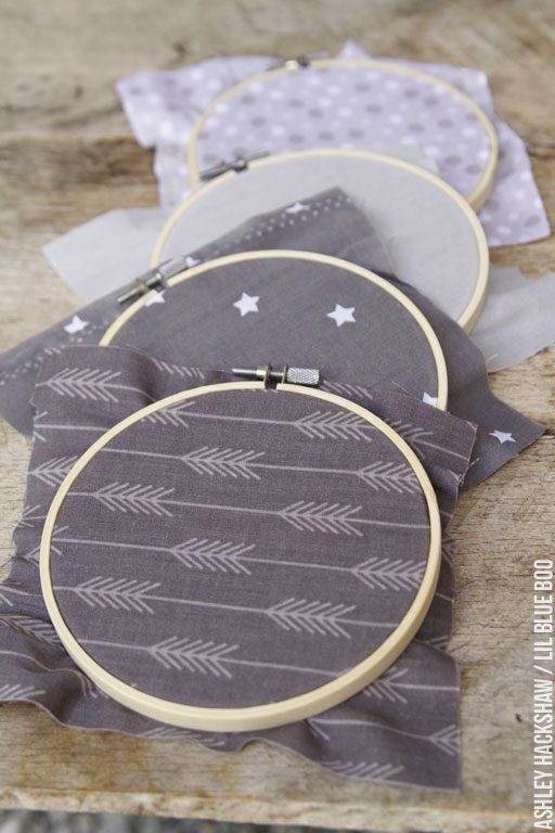 Embroidery hoop wall hanging - DIY 