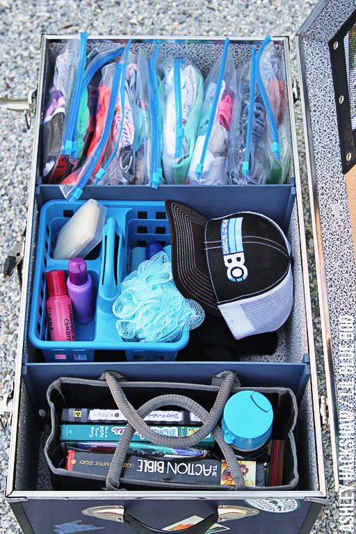 Camp Bound - Organizing a Camp Trunk - Packing tips for overnight summer camp 