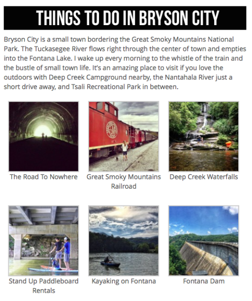 Things to Do in Bryson City and the Great Smoky Mountains 