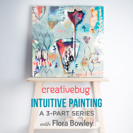 Intuitive Painting by Flora Bowley