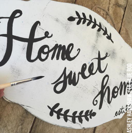 home Sweet Home Calligraphy