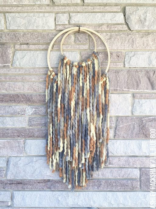 diy woven wall hanging