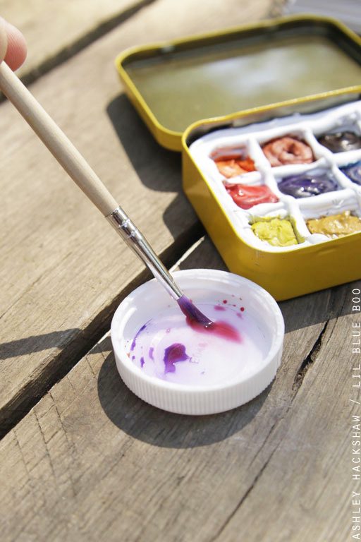 How to mix paints on the go