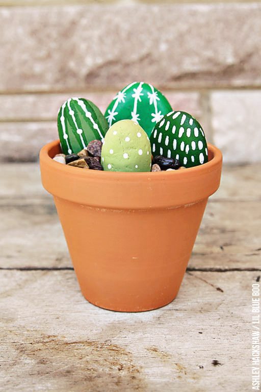 How to make faux rock cactus plants