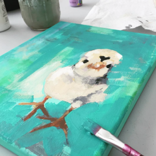 Chicken Painting