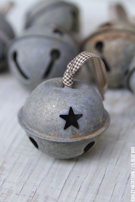 How to age and distress jingle bells for the primitive rustic look 