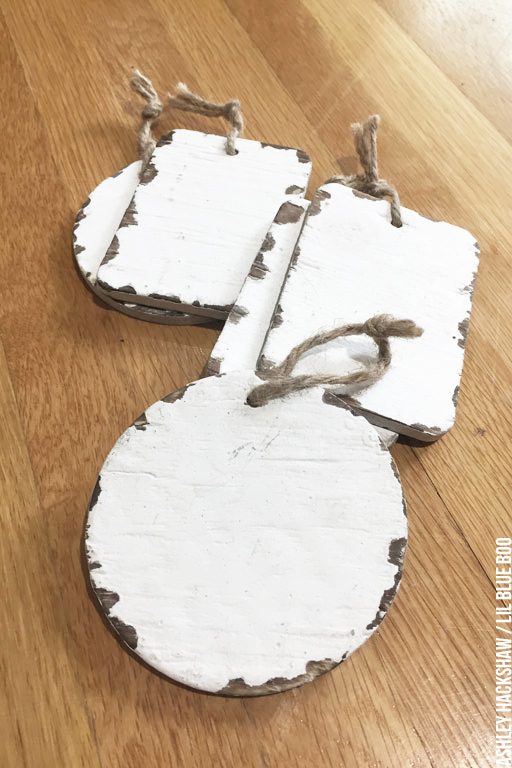 handmade DIY distressed christmas signs