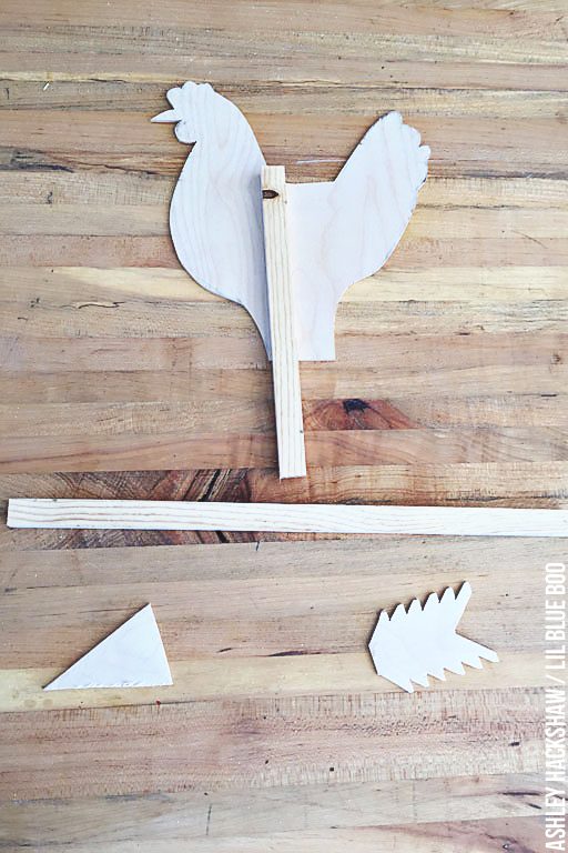 How to make a chicken weathervane