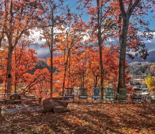 Fall in the smokies, Bryson City Fall - Leaves changing in WNC