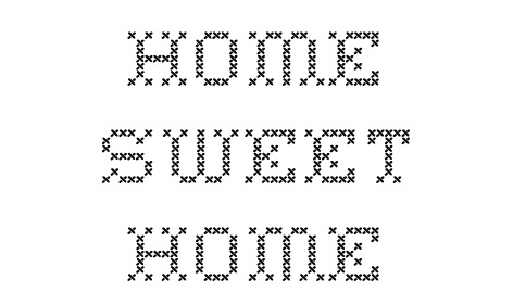 Cross Stitch Font download