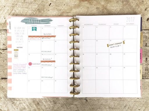 Cool 2017 planners and calendars for getting organized