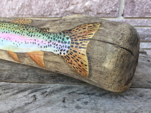 Fly fishing painting - Rainbow Trout