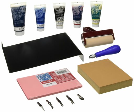 Supplies for block printing - starter kit