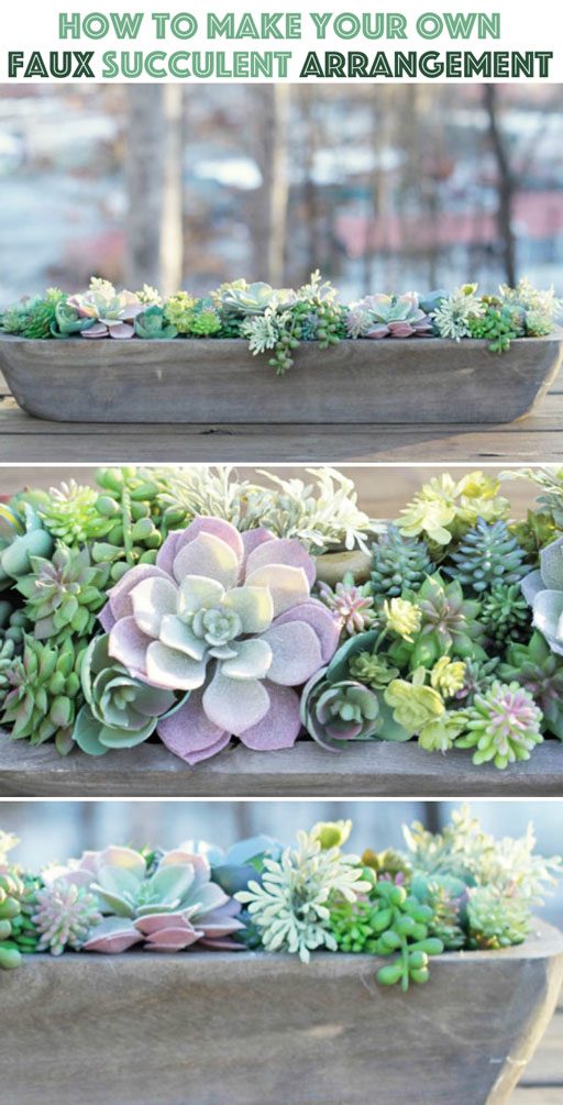 How to make the perfect DIY artificial succulent arrangement