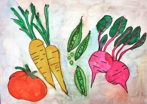 Watercolor Vegetables