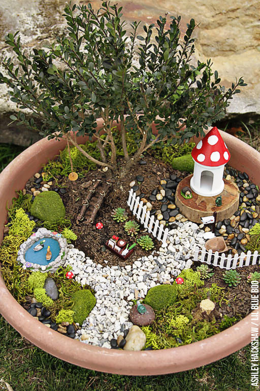 Fairy Garden Ideas - How to make a Bonsai Tree Fairy Garden - #madeitwithmichaels #michaelsmakers 