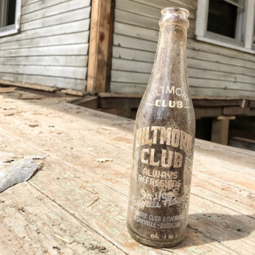 Found at the farmhouse - Biltmore Club Beverage Bottle c. 1940's 