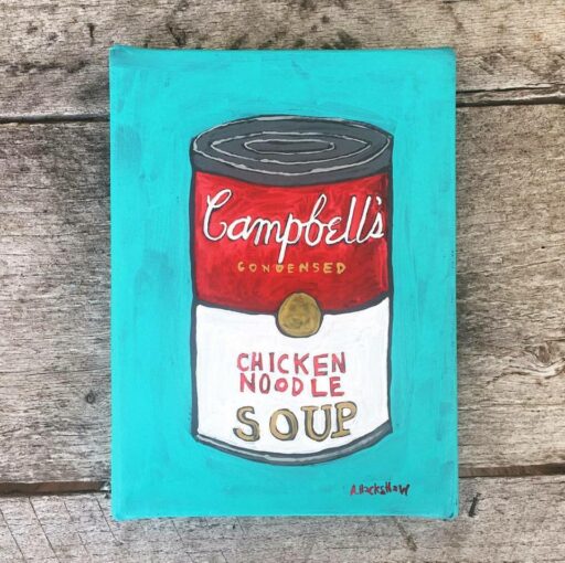 Campbell's Soup Painting - Artist: Ashley Hackshaw