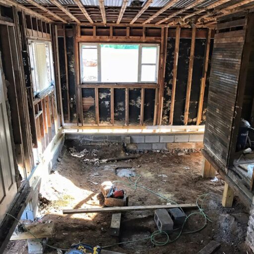 Putting the Farmhouse Back Together - Joists and Subfloor