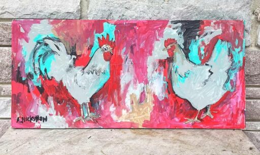 Rooster painting