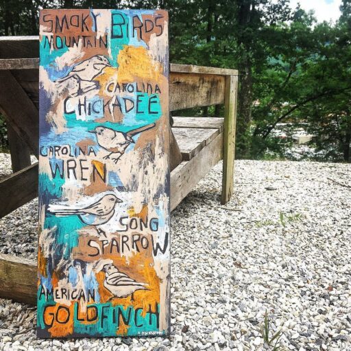 Birds in the Smoky Mountains - Carolina Chickadee, Carolina Wren, Song Sparrow, American Goldfinch 