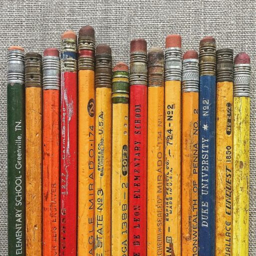 A Collection of old pencils 