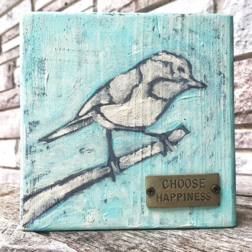 Bird Painting - Choose Happiness