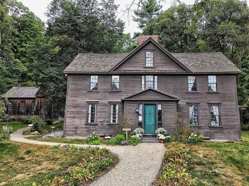 Louisa May Alcott's Orchard House where she wrote Little Women