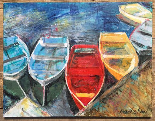 Boat Paintings from Rockport MA
