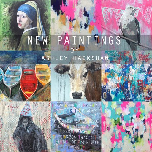 New Paintings - Boats, Birds and Abstracts by Ashley Hackshaw - Boat Paintings, Cow Paintings, Bird Paintings - Daily Art in 2017