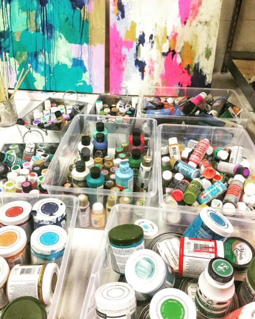 Paint Storage Art Studio